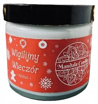 Produktbild von Mandala Candle Sojakerze Weihnachtsabend Duftkerze 120 ml