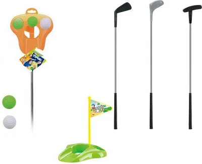 Immagine prodotto di Set di mazze da golf con palline e buca 62 cm
