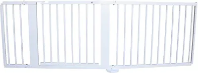 Produktbild von Absperrgitter Türschutzgitter Treppenschutzgitter massiv weiss 209cm