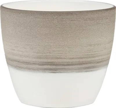 Produktbild von Scheurich Übertopf Serie 950 Ø 14 x 13 cm espresso cream