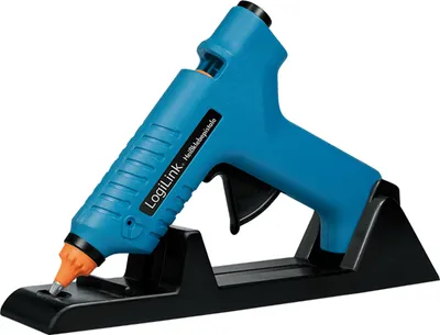 Produktbild von LogiLink Heißklebepistole, 80W, kabellos,m. Aufsteller,blau