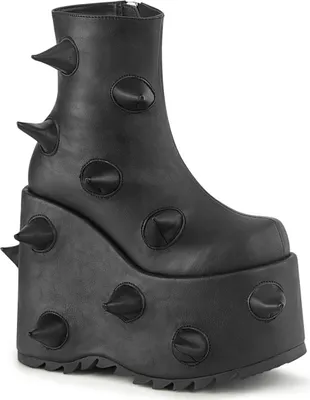 Zdjęcie produktu dla SLAY-77 Uni  Booties von DemoniaCult, Schwarz , EU 36, US 6