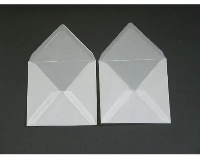 Produktbild von Briefumschläge Offset transparent 125x125mm 100g/qm NK VE=100 Stück weiß