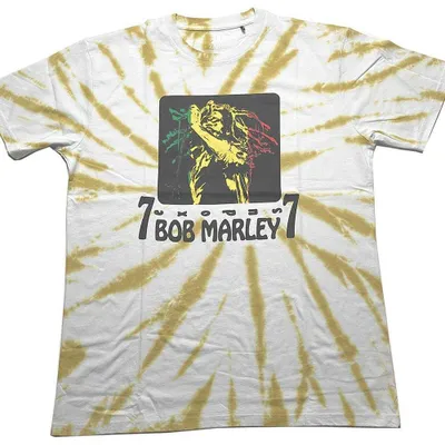 Produktbild von Bob Marley 77 (Wash Collection) White XL T-Shirt