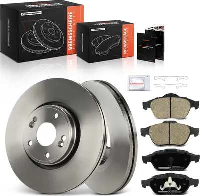 Obrázek produktu pro Frankberg 2x brzdové kotouče 4x brzdové destičky přední náprava pro Renault Laguna II BG0/1 Laguna II Grandtour KG0/1