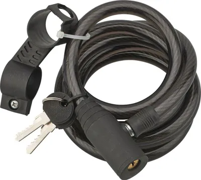 Immagine prodotto di Lucchetto a cavo per bicicletta 12 mm x 8 metri con chiave - Thirard
