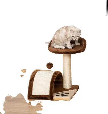 Immagine prodotto di Albero per gatti, 2 livelli, materiale in legno