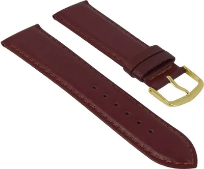 Produktbild von Uhrenarmband Büffelkalb Leder Braun mit Naht 26411G, Stegbreite:20mm