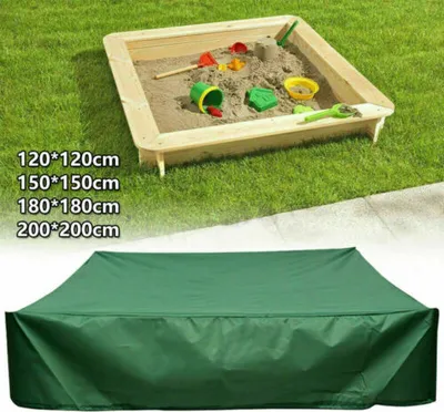 Produktbild von Sandkastenabdeckung Sandkastenplane Abdeckplane Sandkasten Plane 120*120 cm