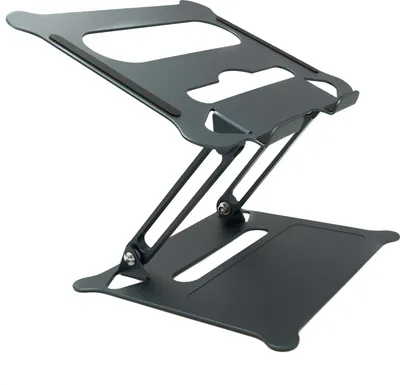 Produktbild von Ständer einstellbar zur Kühlung aus Metall in Blau Grau für Notebook Laptop