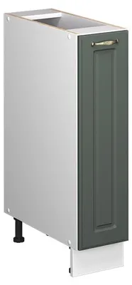 Produktbild von Apothekerschrank Vicco Fame-Line Grün-Gold Landhaus/Weiß 20 cm ohne Arbeitsplatte, Model 61671