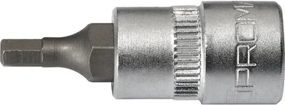 Productafbeelding van PROMAT steeksleutelbit, 8 mm, 1/4 inch binnenzeskant, voor vierkante aandrijving