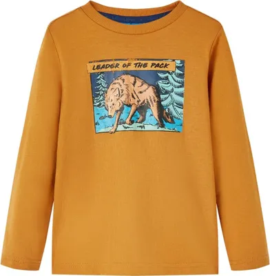 Produktbild von Kinder-Langarmshirt Dunkelocker 104