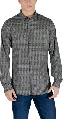 Produktbild von Armani Exchange Herren Hemd Schwarz 483000 : Größe - S Größe: S
