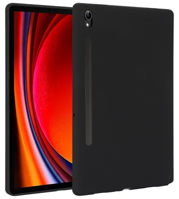 Immagine prodotto di Custodia in silicone TPU per Samsung Galaxy Tab S10 FE / S9 / S9 FE / S8 - Custodia ultra sottile per tablet - Nero