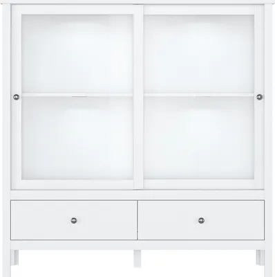 Produktbild von Kondela Vitrine Olje 2W2S N - weiß
