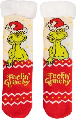 Produktbild von ABS-Hüttensocken - Grinch - - Größe 35-38