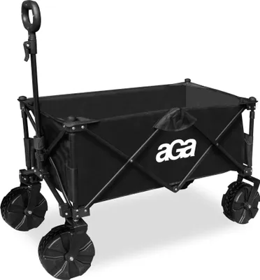 Produktbild von Aga Gartenwagen 80 kg belastbar, klappbar Bollerwagen Handwagen MR4613 Schwarz