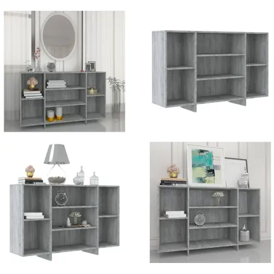 Produktbild von vidaXL Sideboard Grau Sonoma 120x30x75 cm Holzwerkstoff - Sideboard - Sideboards - Schrank - Lagerschrank