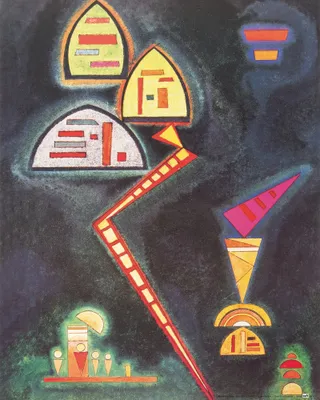 Obrázek produktu pro Wassily Kandinsky Art Print Picture - Green, 1929 (50 x 40 cm)