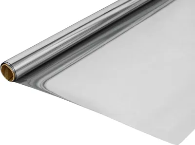 Produktbild von Spiegel-Sonnenschutzfolie statisch haftend silber 90% UV-Schutz 90x200 cm
