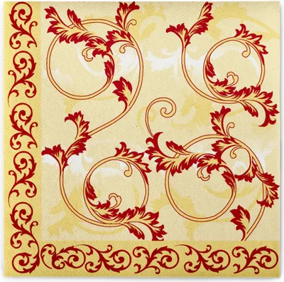 Produktbild von Airlaid Serviette Michel in Bordeaux, 40 x 40 cm, 50 Stück - Mank - Ornamente