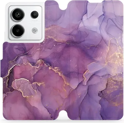 Immagine prodotto di Custodia per cellulare con sportello per Xiaomi Redmi Note 13 Pro 5G, Mobiwear Book, Viola