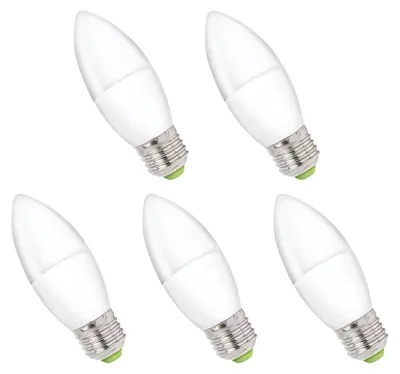 Produktbild von Spectrum E27 LED Kerzenlampe 6W 540lm 4000K Neutralweiß 230V 5 Stück