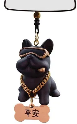 Productafbeelding van Elzusha - Hondenauto Ornament Bulldog voor Interieurdecoratie