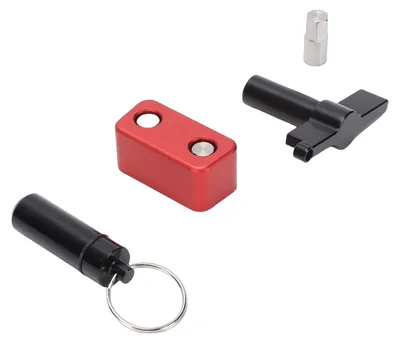 Zdjęcie produktu dla Narzędzie do blokowania portu OBD, stop aluminium, zabezpieczenie OBD przed kradzieżą metodą podważania, przeznaczone do samochodów osobowych, SUV-ów i ciężarówek