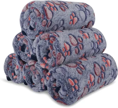 Obrázok produktu pre Deka pre psa 80 x 100 cm, flís, modrá, prateľná, pre gauč
