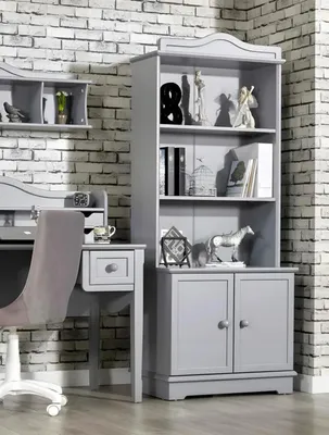 Immagine prodotto di Libreria in legno bianco in stile moderno