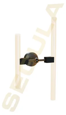 Obrázek produktu pro SEGULA Wandleuchte VOLTAGE  2x Metall schwarz S14d dimmb.