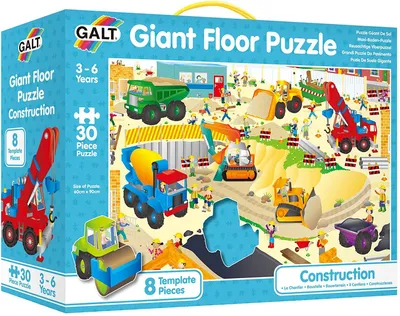 Immagine prodotto di Puzzle gigante da pavimento: Cantiere - 30 pezzi