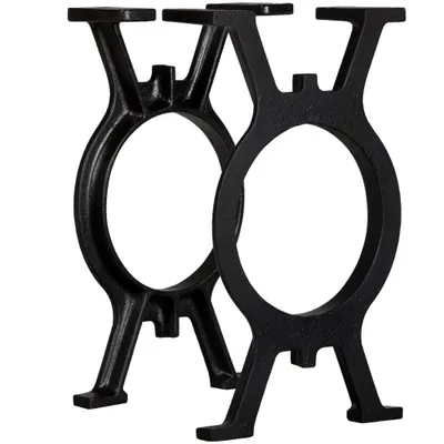 Image de Pieds de banc 2 pcs. O-cadres en fonte