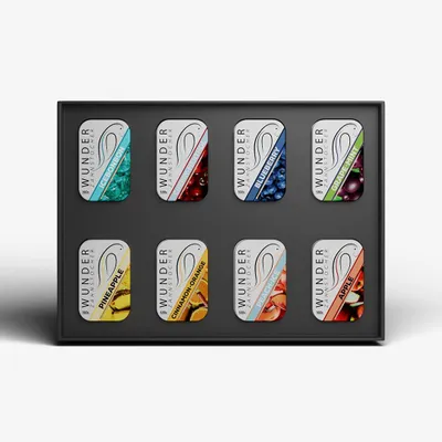 Aromatisierte Zahnstocher – 8 Sorten in Metalldosen, XXL Box