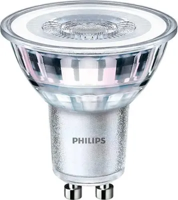 Produktbild von Philips Spot 50W PAR16 GU10 x10, 4,6 W, 50 W, GU10, 355 lm, 15000 h, Warmweiß