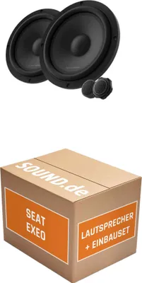 Produktbild von Lautsprecher Boxen Einbaupaket Front Harman Kardon FLOW 601CFS passend für Seat Exeo Typ 3R | 2x Tief-Mitteltöner 360W MAX
