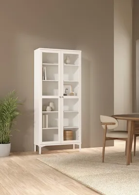 Productafbeelding van Vitrinekast Roma Wit - Giga Living