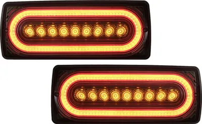 Image de Feux arrière à LED complet pour Mercedes G W463 1989-2017 Dynamique tournant signal de fumée.