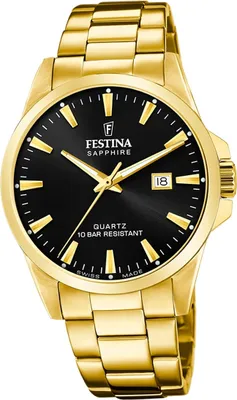 Produktbild von Festina Herren Uhr Swiss Edelstahlarmband gold D2UF20044/6
