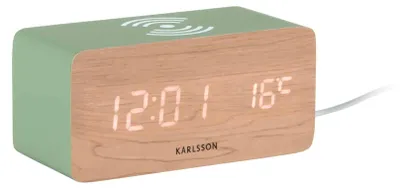 Produktbild von Karlsson - Wecker Block - Dschungelgrün - 7.4x15x7.1cm