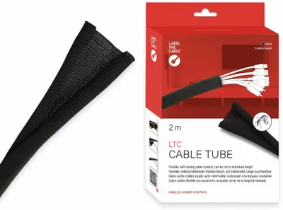 Zdjęcie produktu dla Label-the-cable CABLE TUBE, Poliester, Czarny, 25 - 40 mm, 2000 mm, 1 szt.