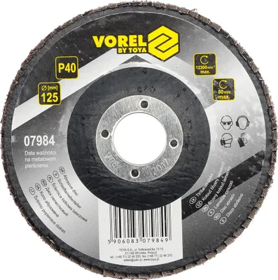 Obrázok produktu pre Kotúč brúsny lamelový 125 mm P60 TO-07985