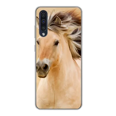 Produktbild von MuchoWow® Handyhülle Schutzhülle Hülle für Samsung Galaxy A30s Pferde - Tiere - Mähne - Porträt Silikon Softcase Handy Hülle - Karteninhaber