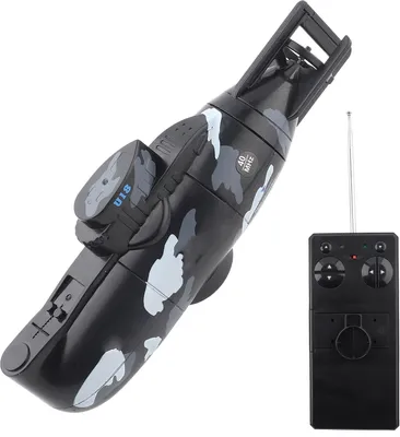 Immagine prodotto di Mini simulazione militare telecomando 6 canali sottomarino giocattolo modello (nero)
