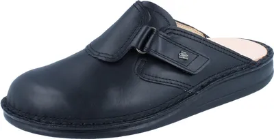 Produktbild von FINN COMFORT Venedig Herren Damen Clog schwarz Glattleder : 40 Schuhgröße: 40