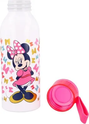 Produktbild von Aluminiumflasche mit Silikonschlaufe MINNIE MOUSE, 510ml, 51124