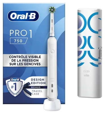 Immagine prodotto di Oral-B Pro 1 Bianco con custodia da viaggio