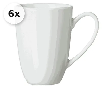 Produktbild von Latte Macchiatotasse 330ml 6er Set Bianco